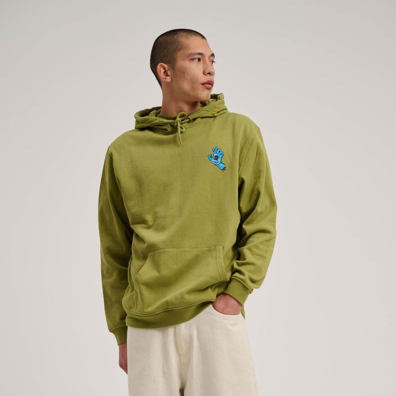 Sweat à Capuche Santa Cruz Screaming Hand Chest 