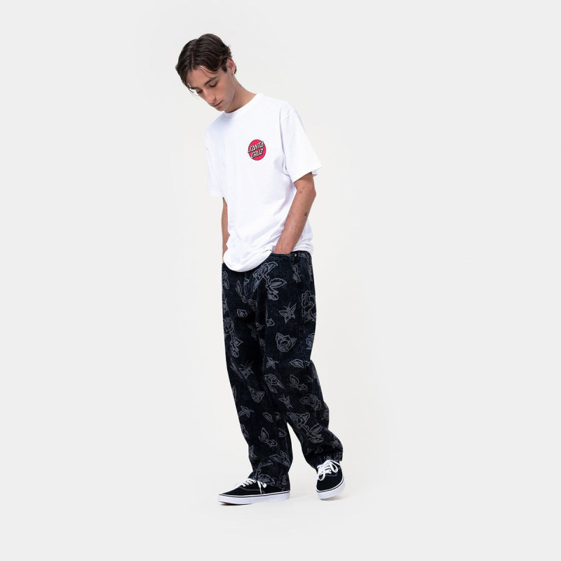 Pantalon Santa Cruz Big Pants Mono Flash Roses