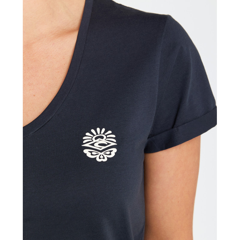 T-Shirt Rip Curl Re Entry V Neck