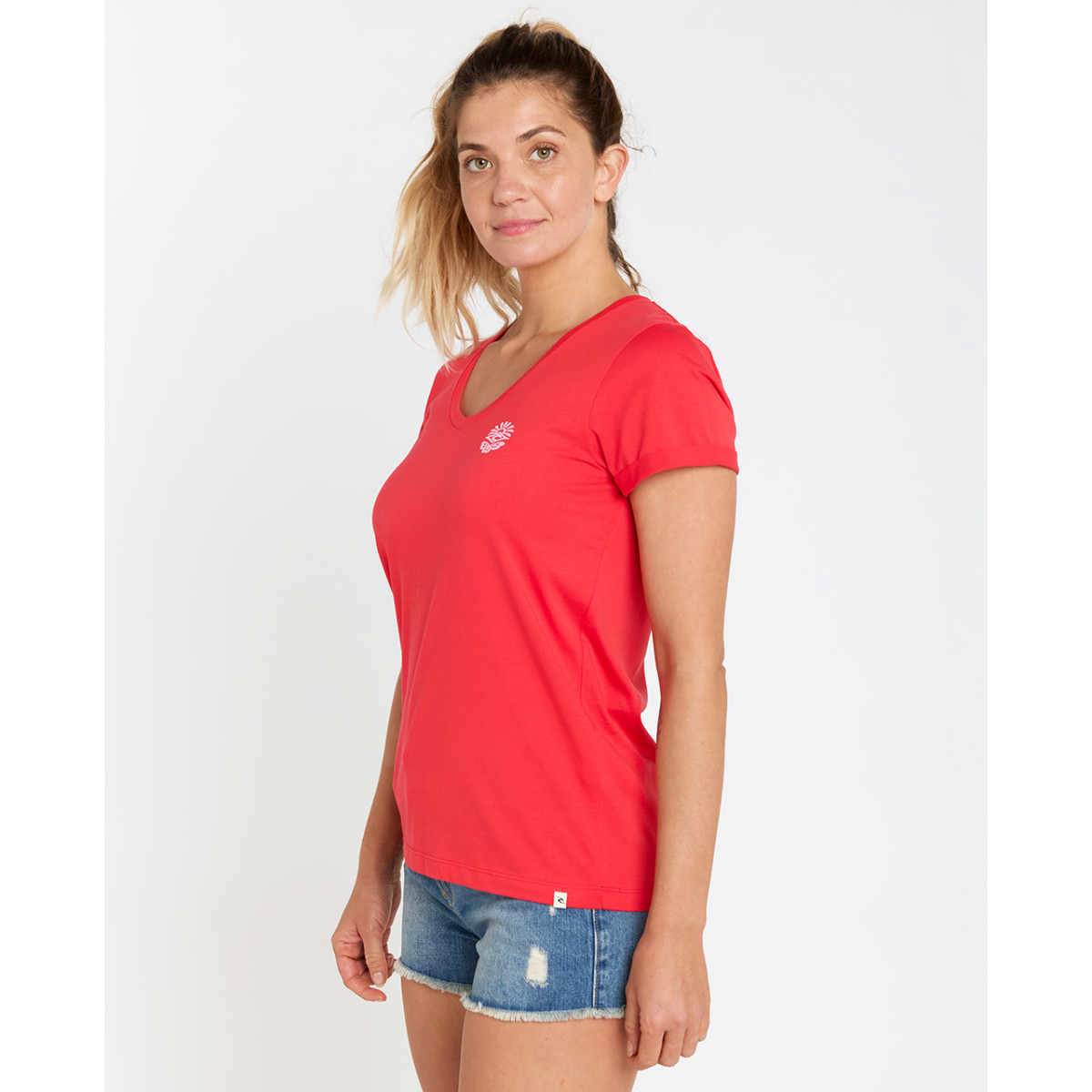 T-Shirt Rip Curl Re Entry V Neck