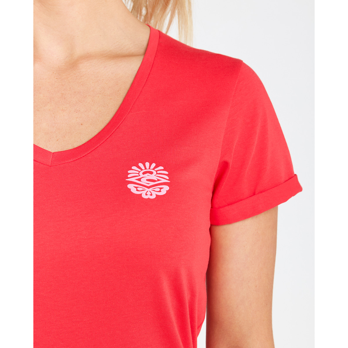 T-Shirt Rip Curl Re Entry V Neck