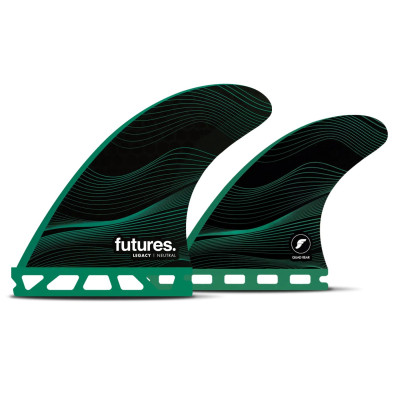 Dérives de Surf Futures Quad F6 Legacy RTM Hex - M - Green