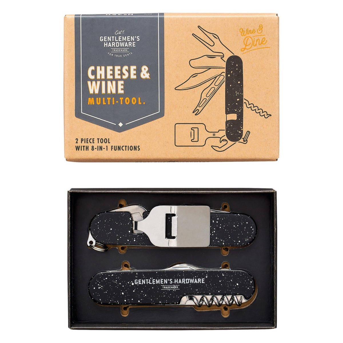 Gentlemen's Hardware Multi-Tool Cheese and Wine