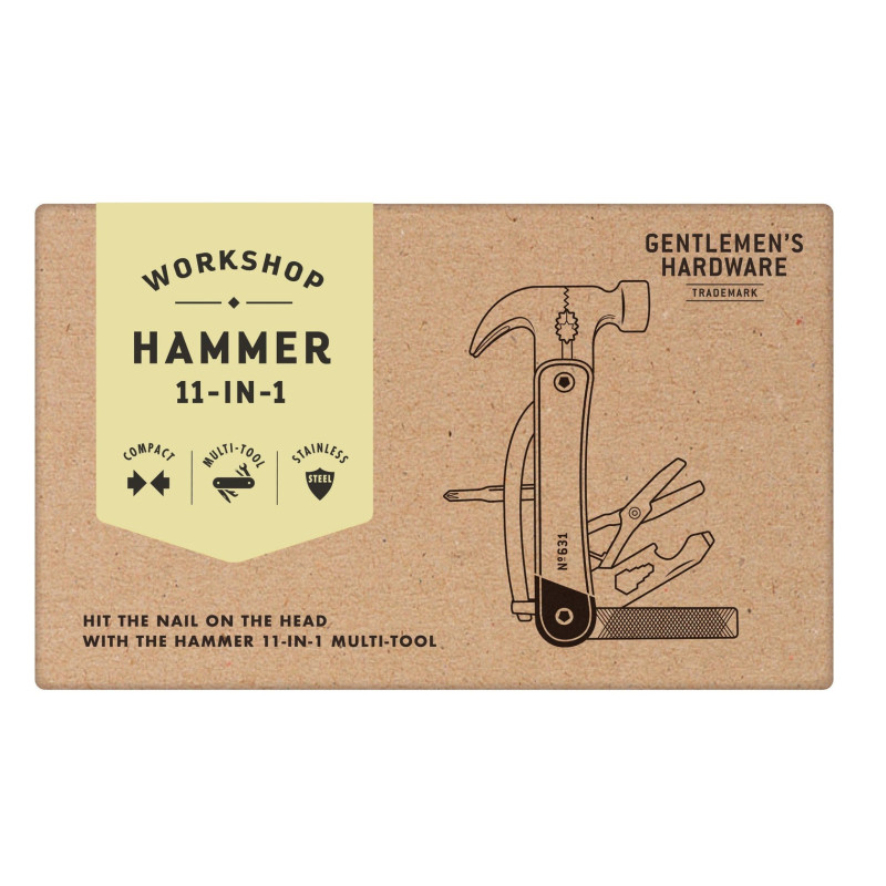 Gentlemen's Hardware Multi-Tool avec Marteau