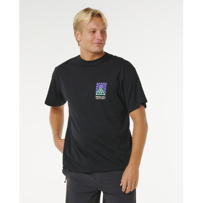 T-Shirt Rip Curl Search Dawn - Black