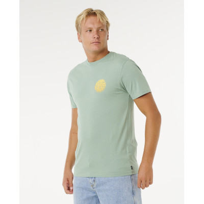 T-Shirt Rip Curl Wettie Passage Icon - Aloe