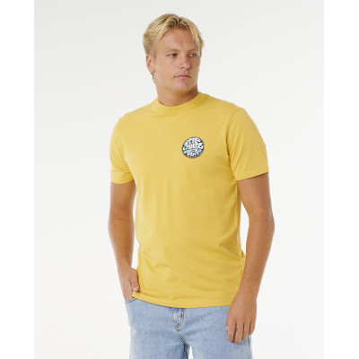 T-Shirt Rip Curl Wettie Passage Icon - Ochre