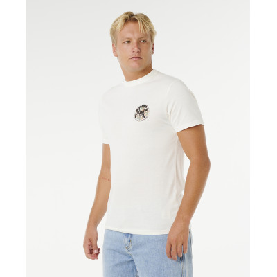 T-Shirt Rip Curl Wettie Passage Icon - Bone