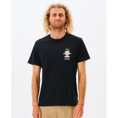 T-Shirt Rip Curl Search Icon - Black