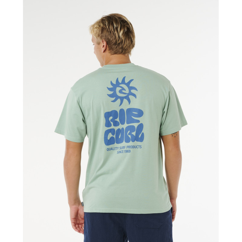T-Shirt Rip Curl Pacific Rinse Glass Off