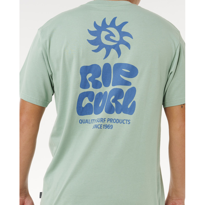 T-Shirt Rip Curl Pacific Rinse Glass Off