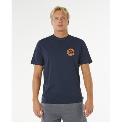 T-Shirt Rip Curl Pacific Rinse Circle - Dark Navy
