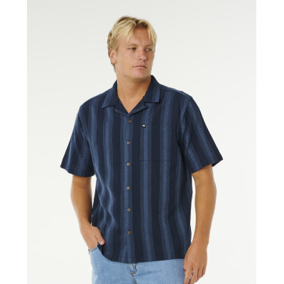 Chemise Manches Courtes Rip Curl Classic Surf Weaver - Dark Navy