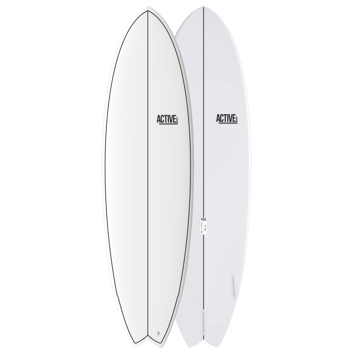 Planche de Surf Active Fish Clear