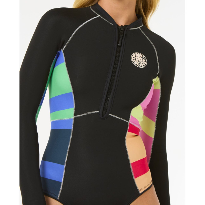 Combinaison De Surf Shorty Rip Curl Femme G Bomb 1.5mm Manches Longues