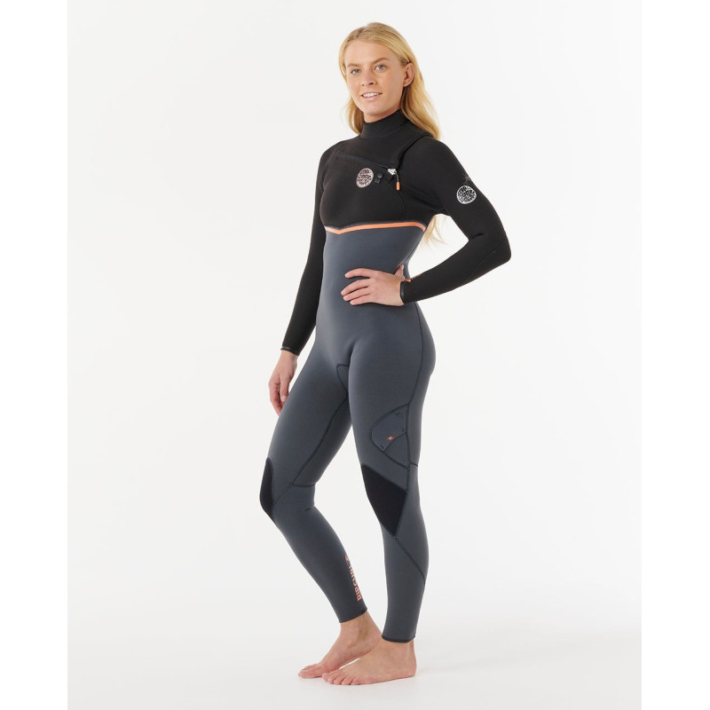 Combinaison De Surf 3/2 Rip Curl Femme E Bomb Chest Zip