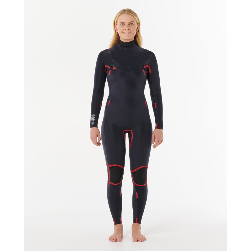 Combinaison De Surf 3/2 Rip Curl Femme Dawn Patrol Pro Chest Zip