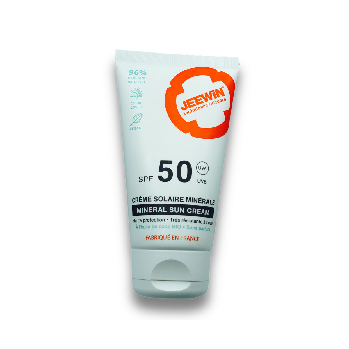 Crème Solaire Minérale SPF 50 Jeewin