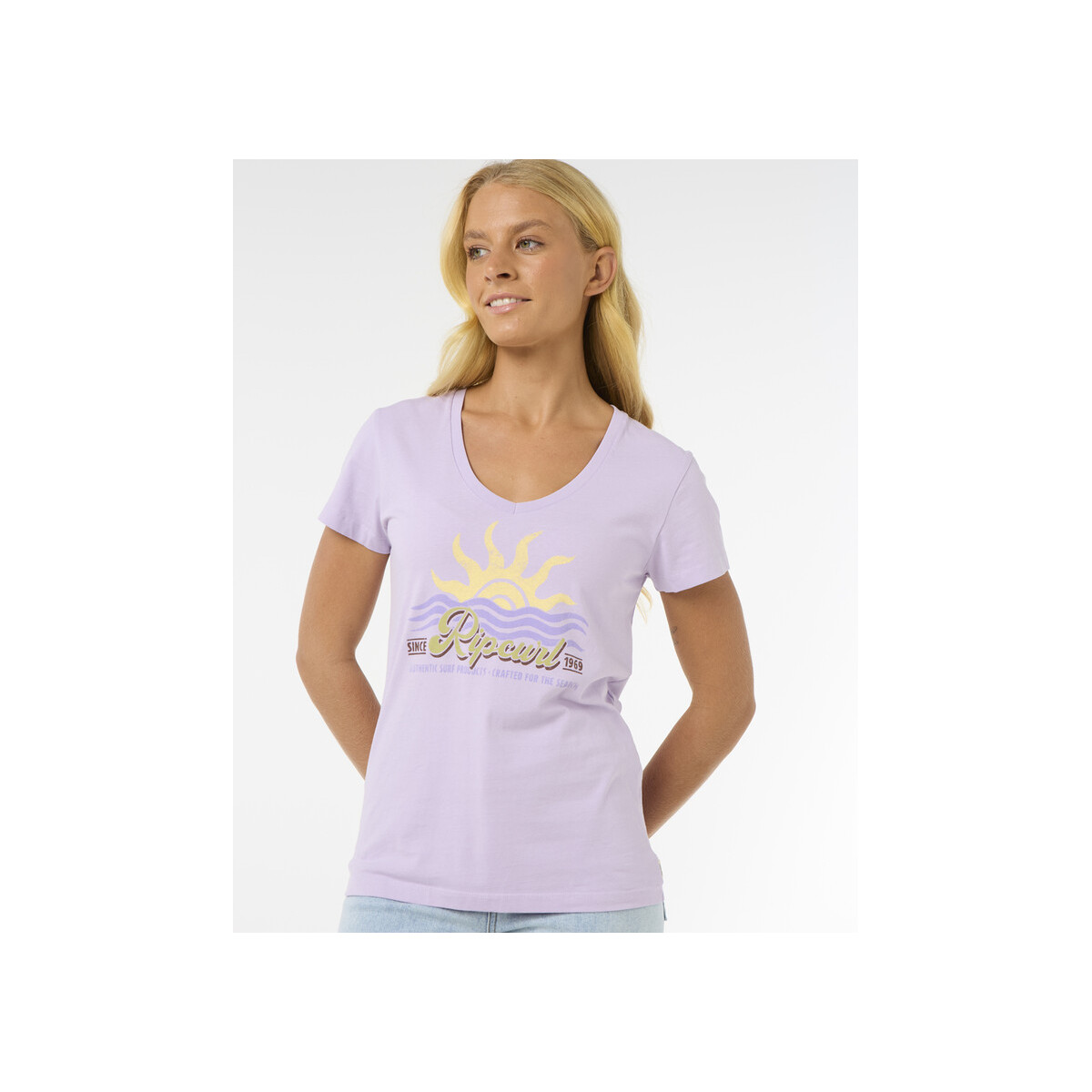 T-Shirt Rip Curl Cala V-Neck