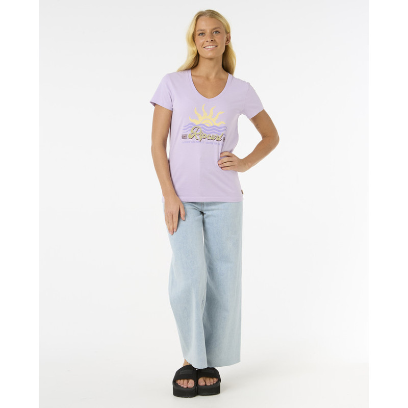 T-Shirt Rip Curl Cala V-Neck
