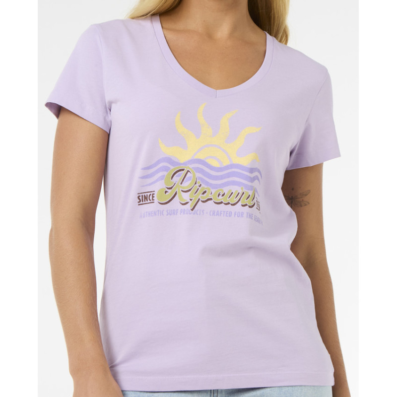 T-Shirt Rip Curl Cala V-Neck
