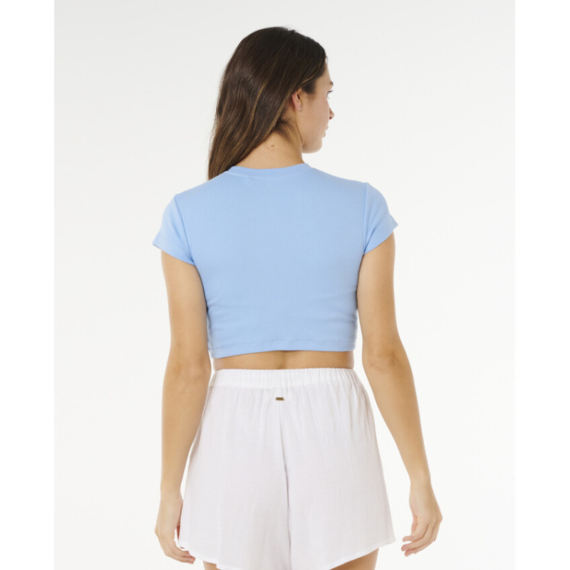 T-Shirt Crop Top Rip Curl Pacific Coast