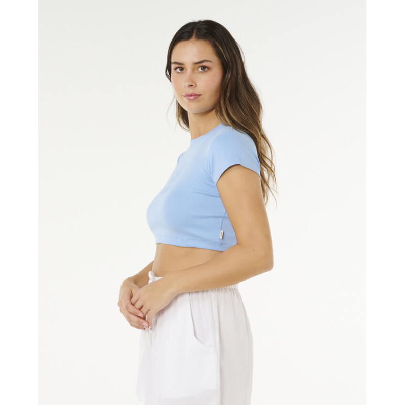 T-Shirt Crop Top Rip Curl Pacific Coast