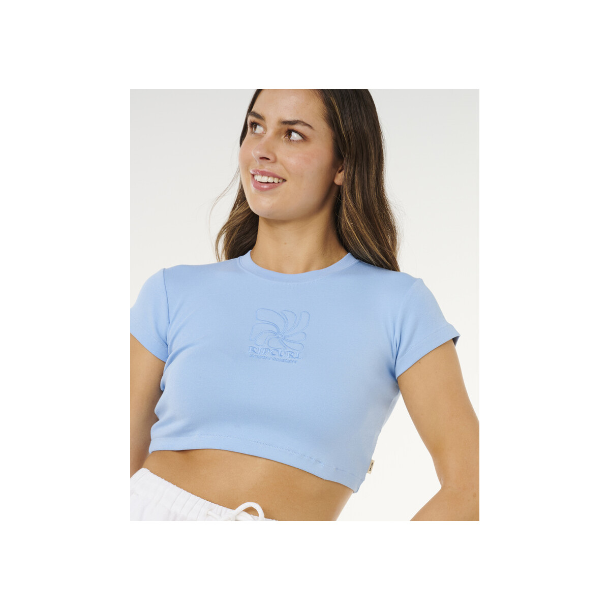 T-Shirt Crop Top Rip Curl Pacific Coast