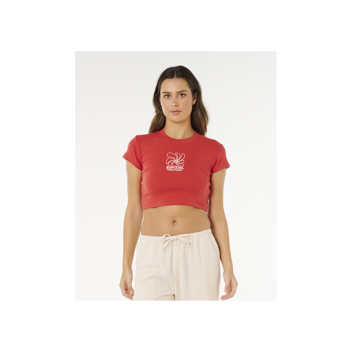 T-Shirt Crop Top Rip Curl Pacific Coast