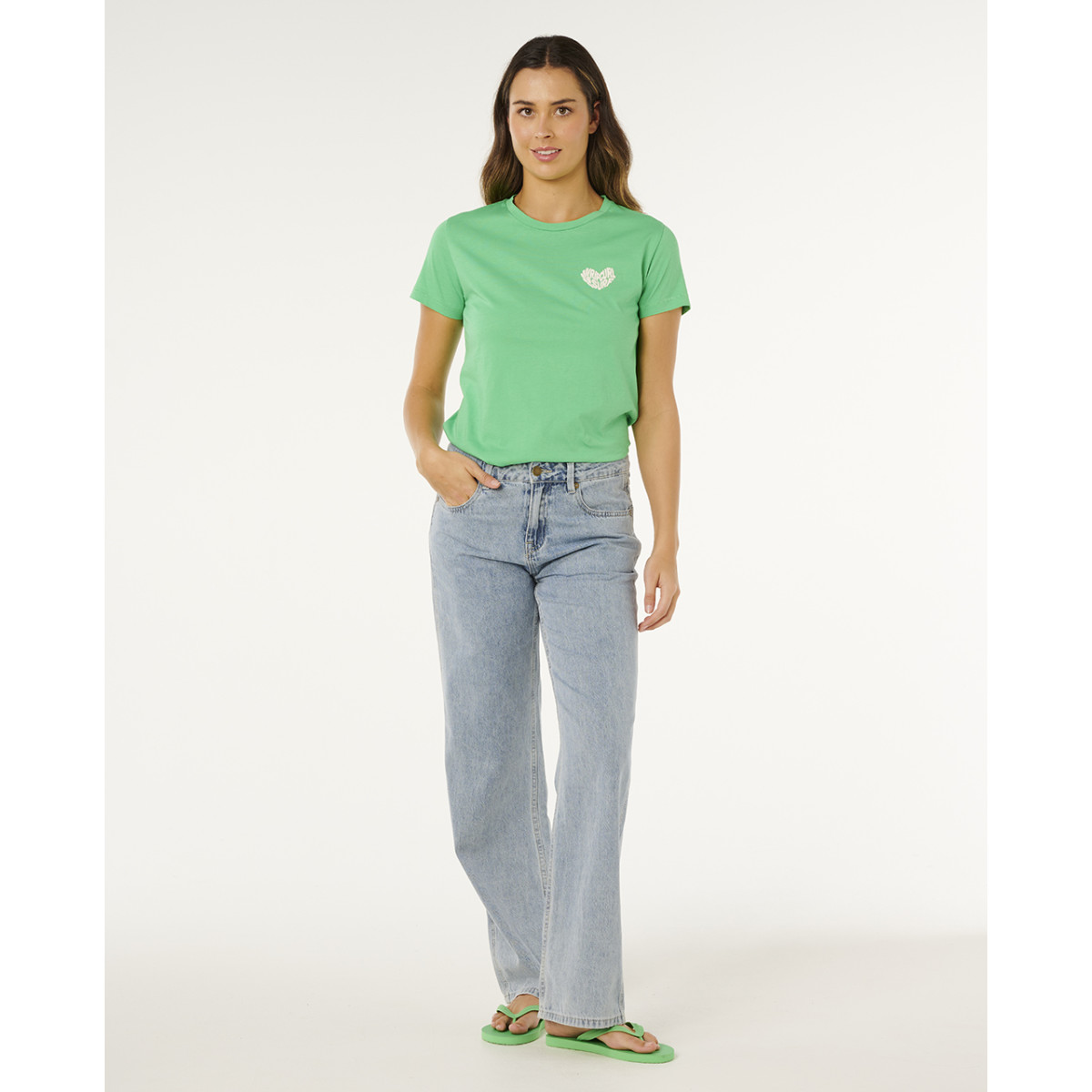 T-Shirt Rip Curl Heart Logos