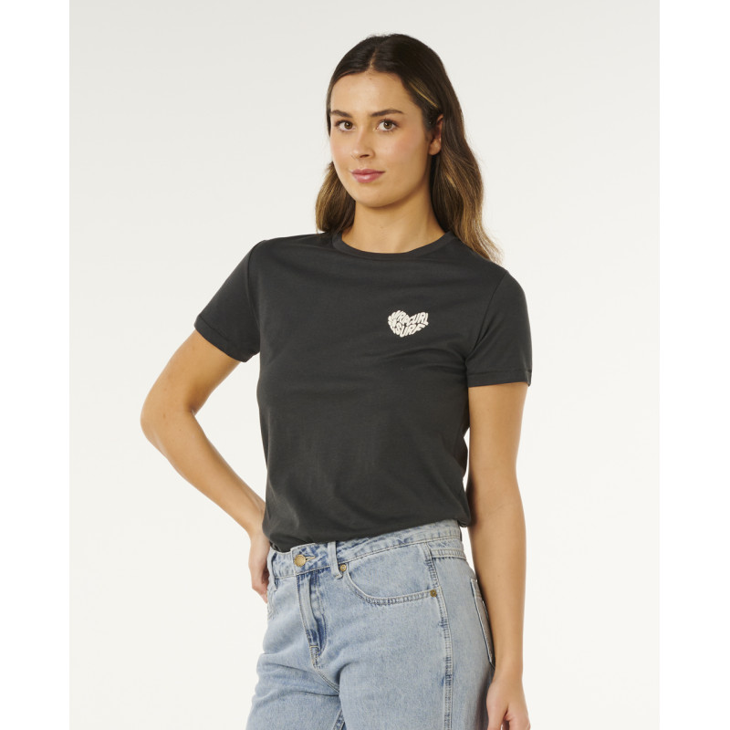 T-Shirt Rip Curl Heart Logos