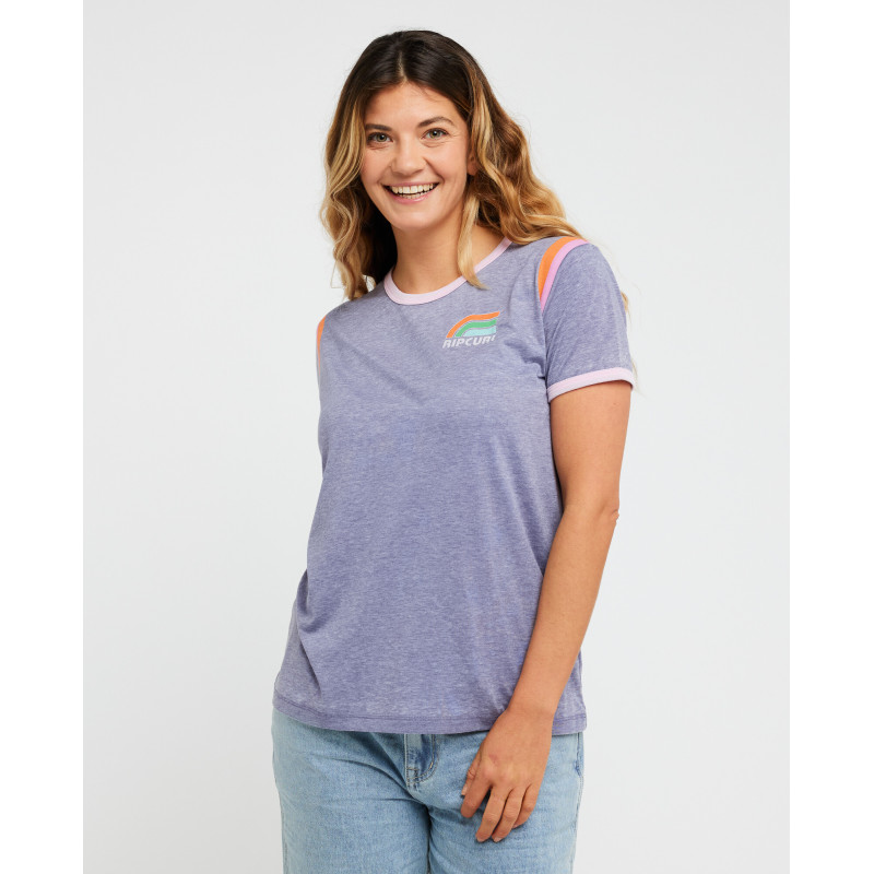 T-Shirt Rip Curl Surf Side Ringer