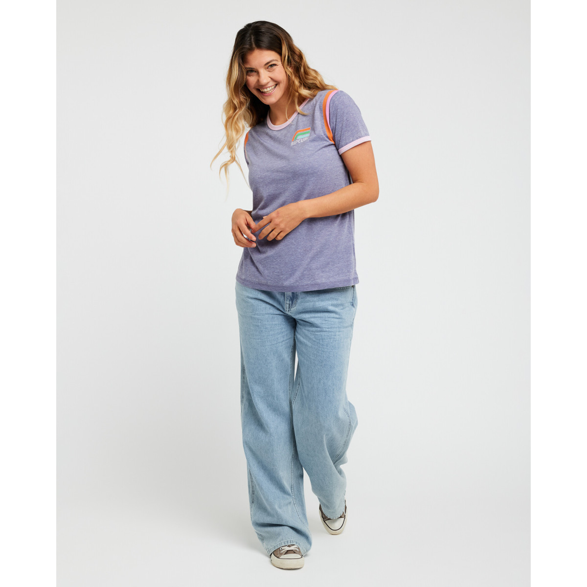 T-Shirt Rip Curl Surf Side Ringer