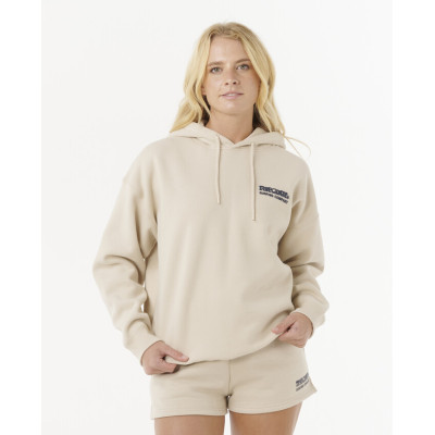 Sweat à Capuche Rip Curl Surf Puff Heritage - Natural