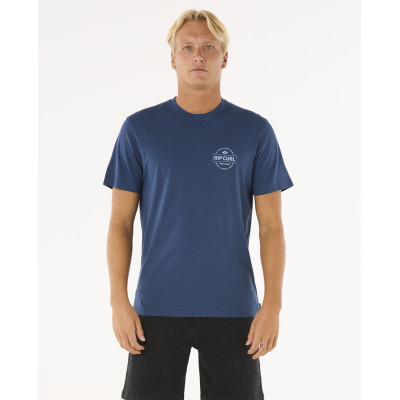 T-Shirt Rip Curl Staple - Washed Navy