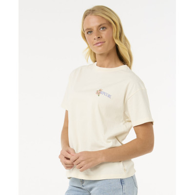T-Shirt Rip Curl La Joya Relaxed  - Bone