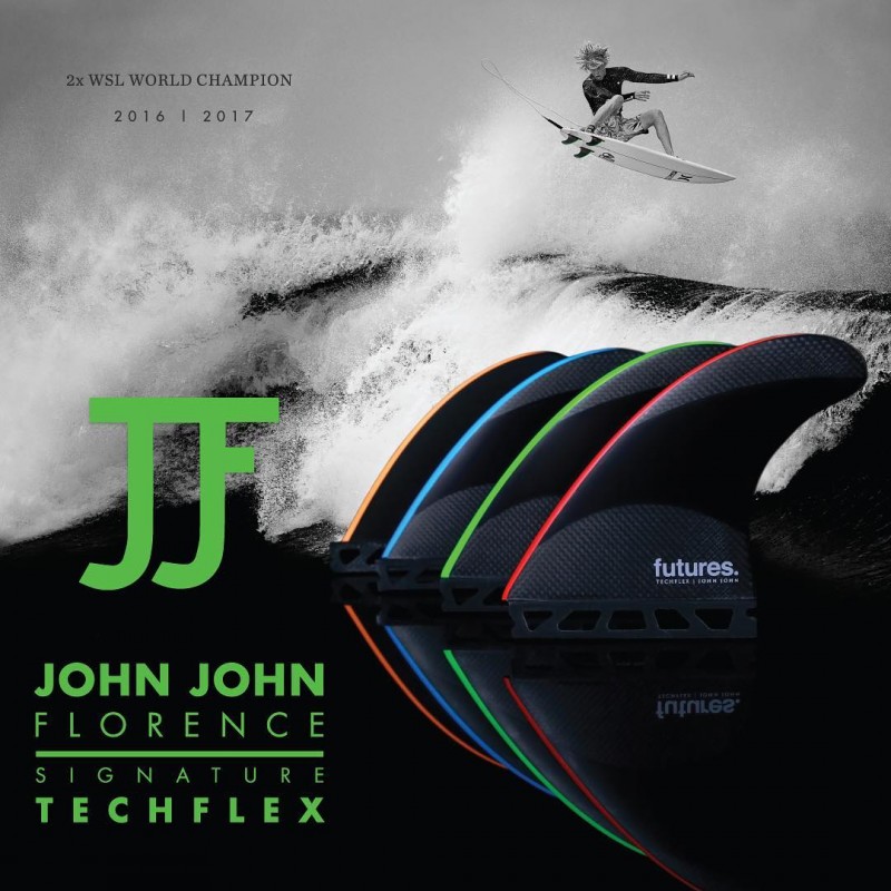 Dérives de Surf Futures Thruster John John Florence Techflex 