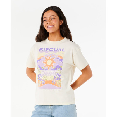 T-Shirt Rip Curl Dune Dancer Relaxed - Bone