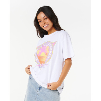 T-Shirt Rip Curl Es Vedra Heritage - Optical White