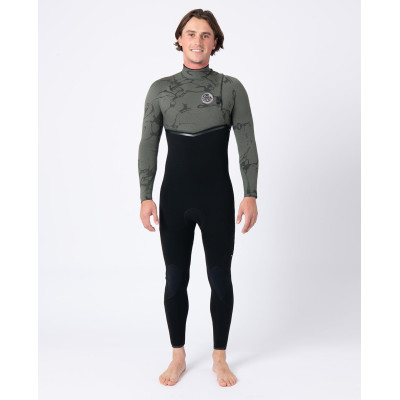 Combinaison de Surf 3/2 Rip Curl Homme E Bomb Zip Free - Deep Cactus