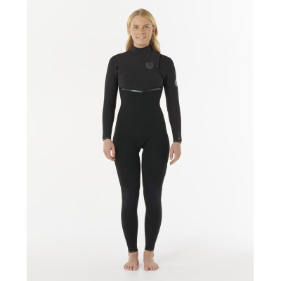 Combinaison De Surf 3/2 Rip Curl Femme E Bomb Zip Free - Black