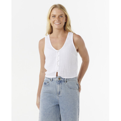Top Débardeur Rip Curl Premium Surf - White