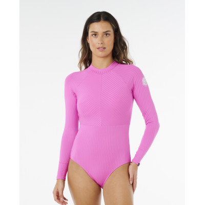 Combinaison De Surf Lycra Rip Curl Premium Surf UV - Super Pink