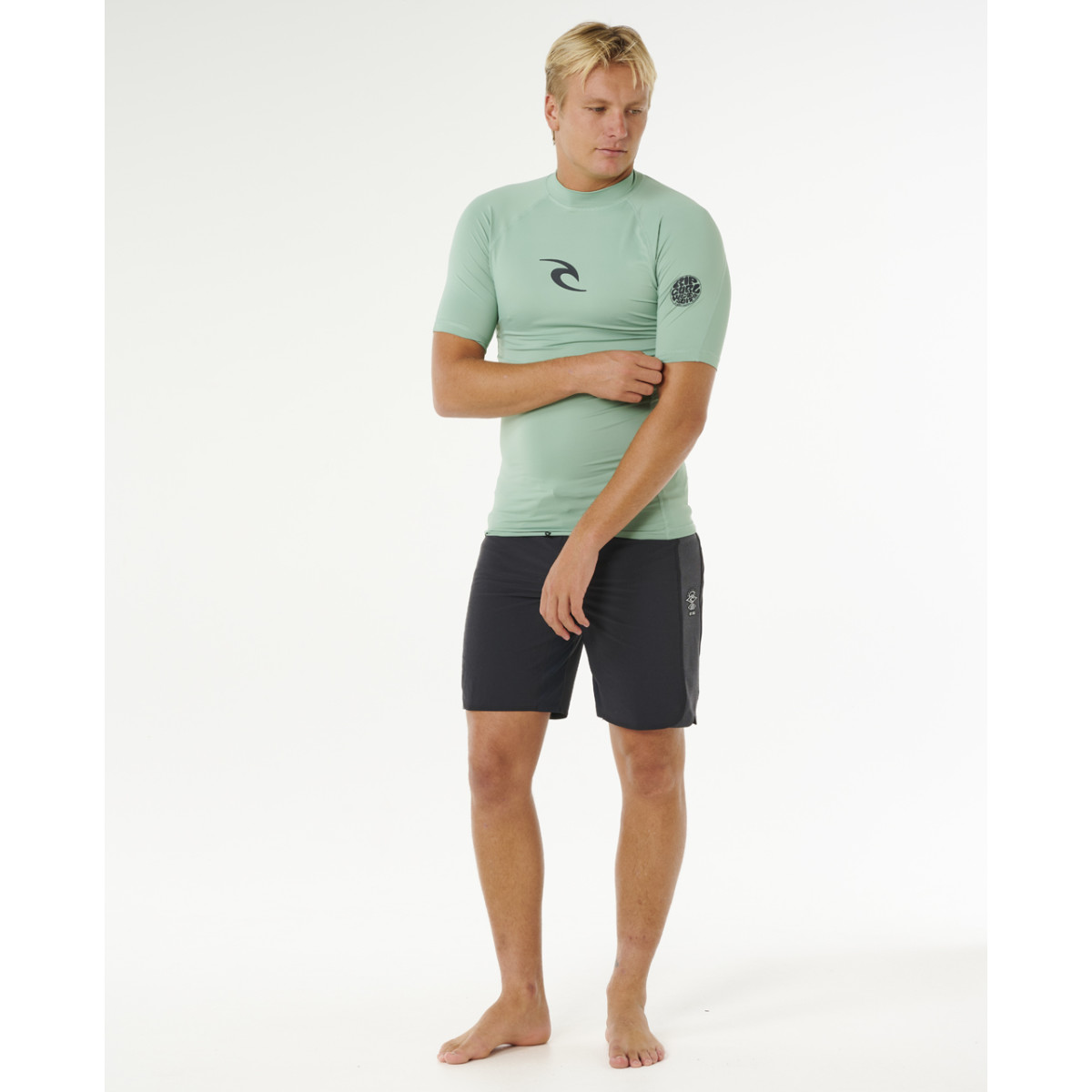 Lycra Manches Courtes Rip Curl Homme Waves UPF