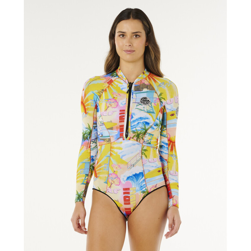 Combinaison De Surf Rip Curl Femme G Bomb 1.5mm Manches Longues