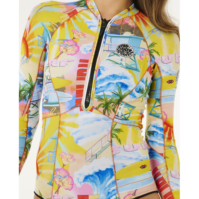 Combinaison De Surf Rip Curl Femme G Bomb 1.5mm Manches Longues