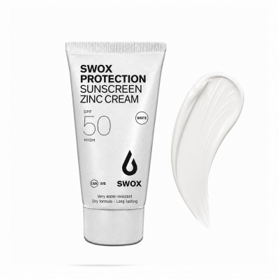 Crème Solaire SWOX Zinc SPF50+ - White