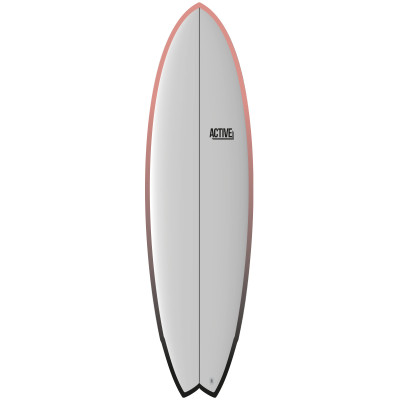 Planche de Surf Active Fish Color - Dusty Pink - 6'4