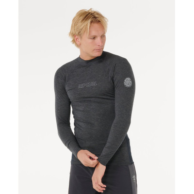 Lycra Manches Longues Rip Curl Dawn Patrol UPF Perf - Black Marle