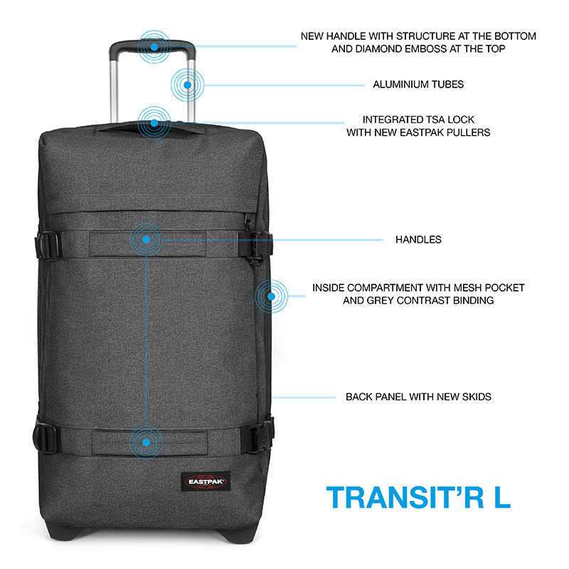 Valise Eastpak Transit’R L 121L